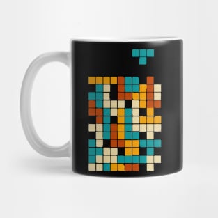 tetris blocks falling Mug